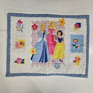 Disney princess quilted pillow  sham
